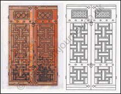 CH0152 - New Mosque Door - 4.50 GBP